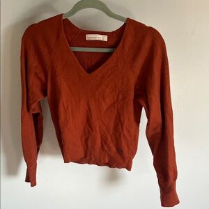 Abercrombie & Fitch Rust Knit Top